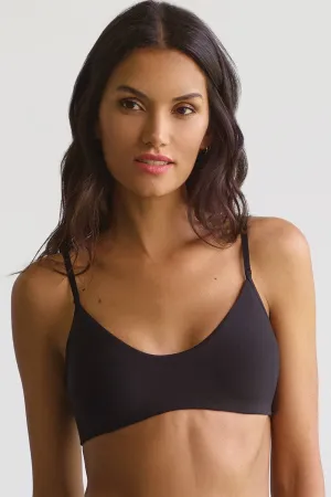 Butter Bralette Black. Size L