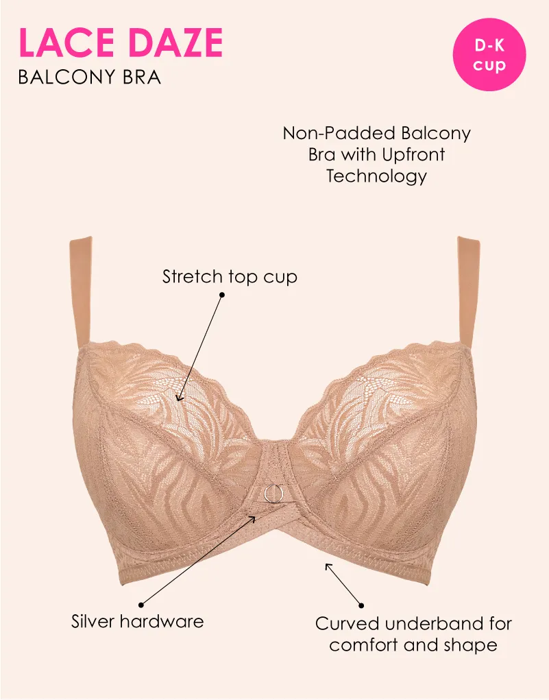 Curvy Kate Lace Daze Balcony Bra Latte