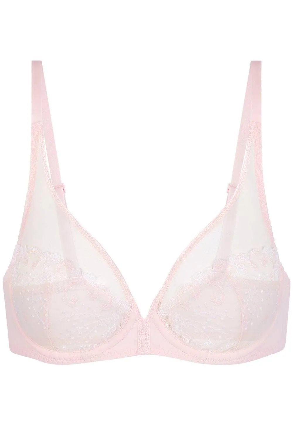 Dlice Blush Plunge Bra. Size UK 32D
