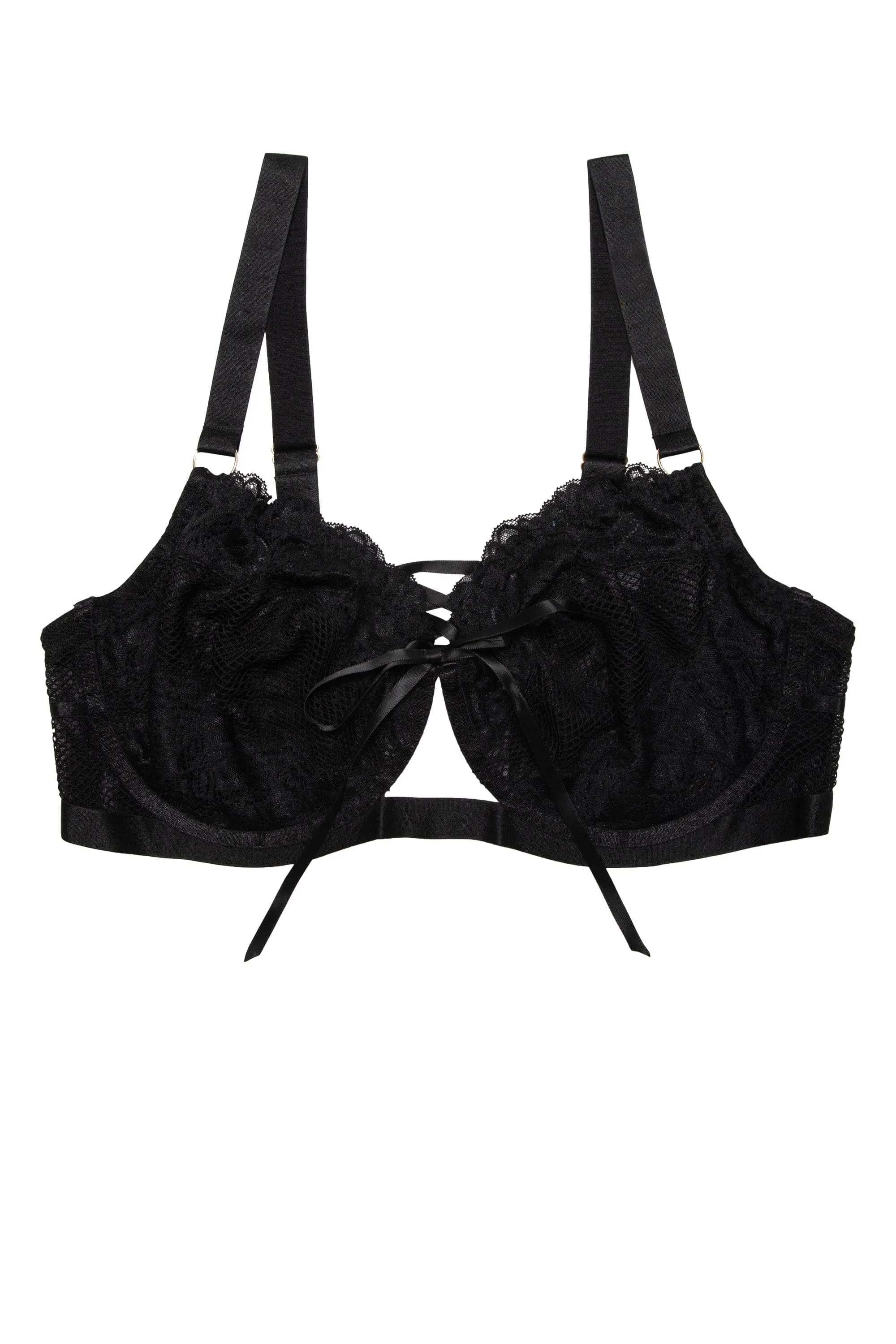 Ericka Black Plunge Bra