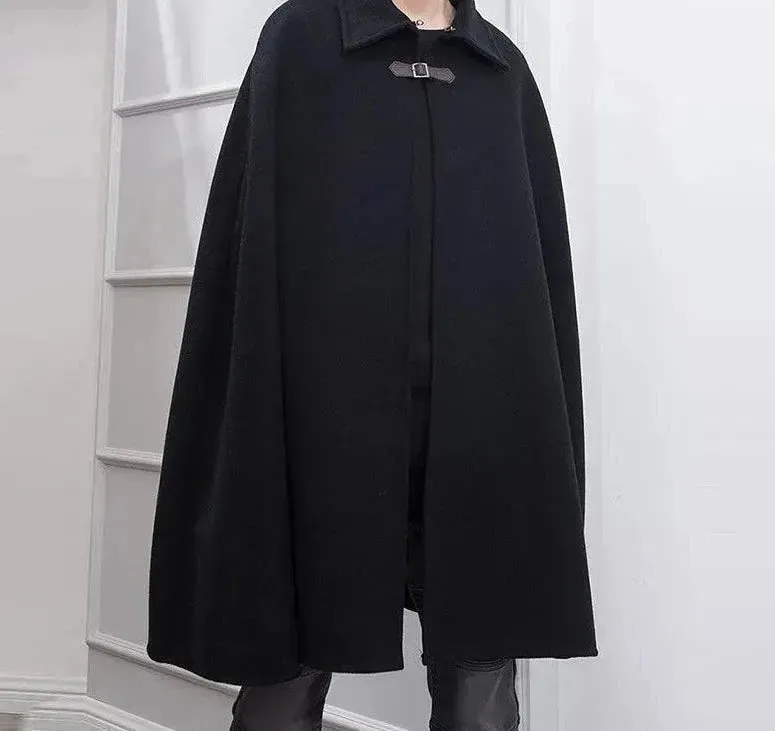 Fashion Men's Poncho Overcoat