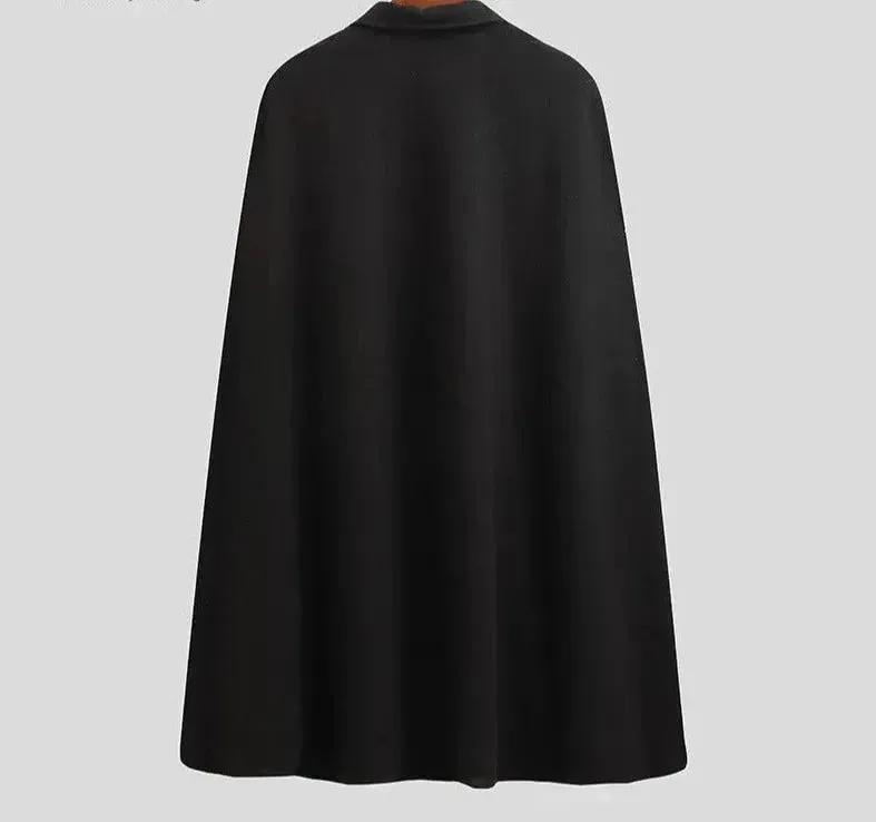 Fashion Men's Poncho Overcoat