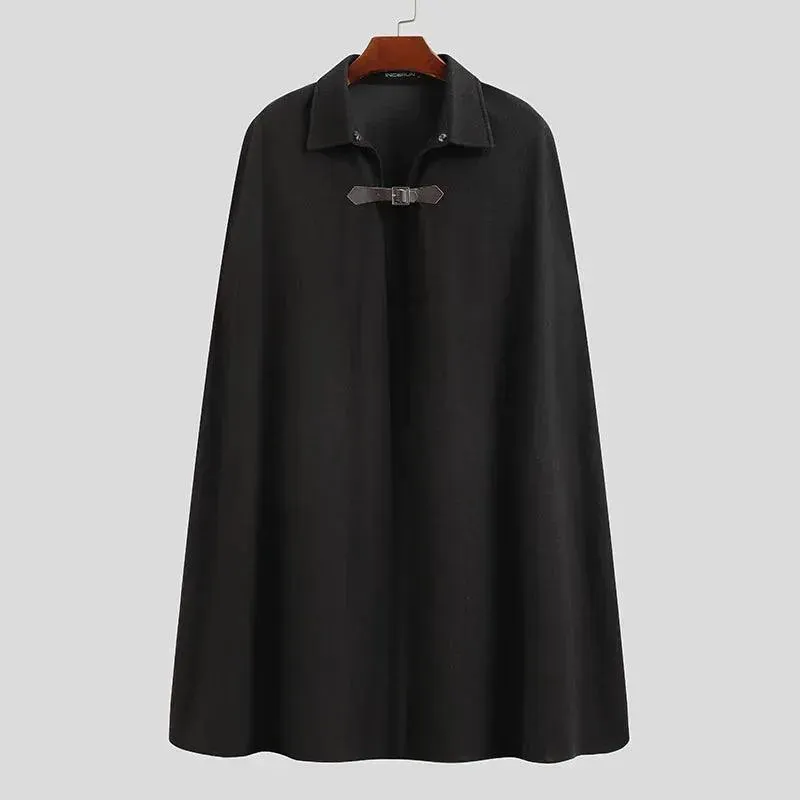 Fashion Men's Poncho Overcoat
