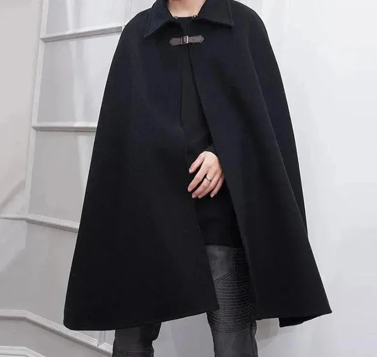 Fashion Men's Poncho Overcoat