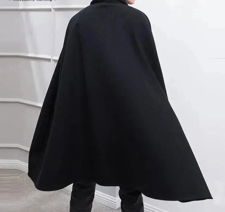 Fashion Men's Poncho Overcoat