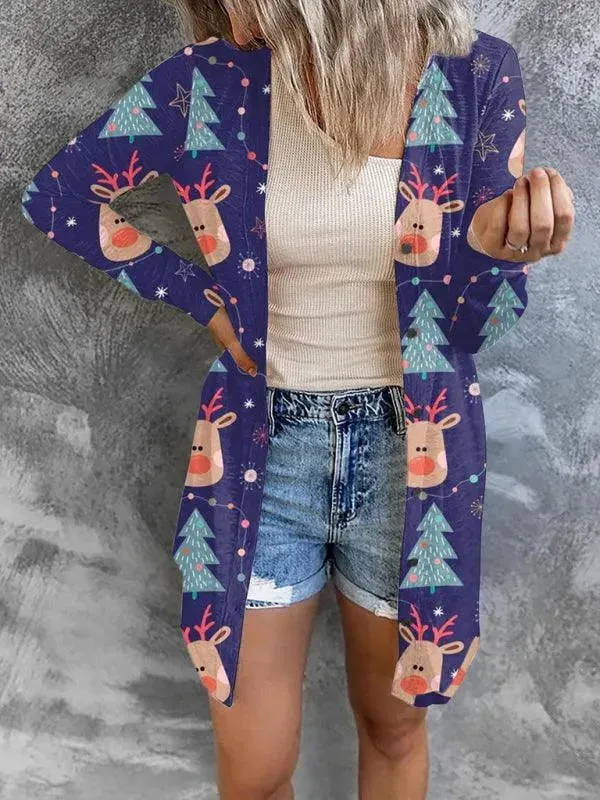 It's Christmas Themed Women Cardigan Sweater