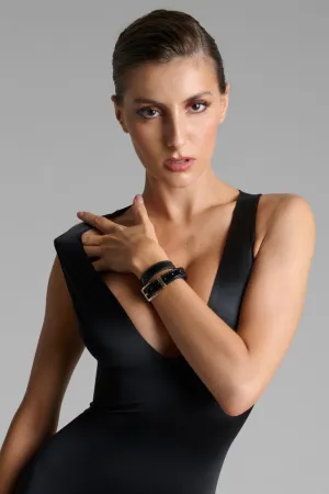 La Liaison Choker/Bracelet in Black