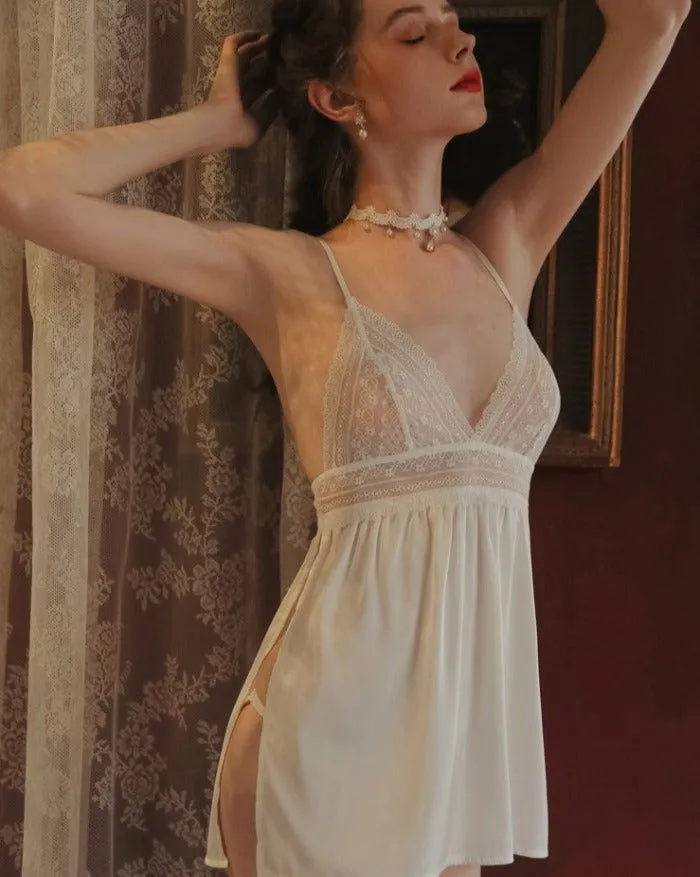 Lace Loose Sexy White Black Lingerie