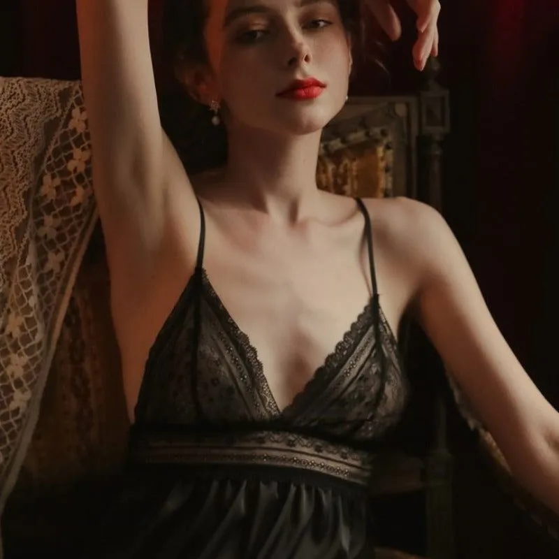 Lace Loose Sexy White Black Lingerie