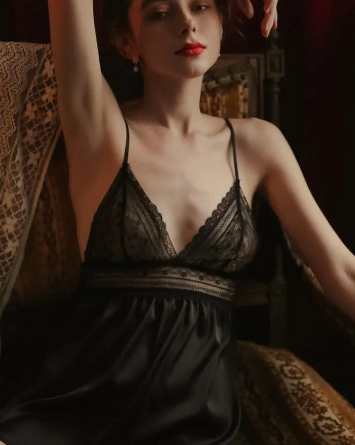 Lace Loose Sexy White Black Lingerie