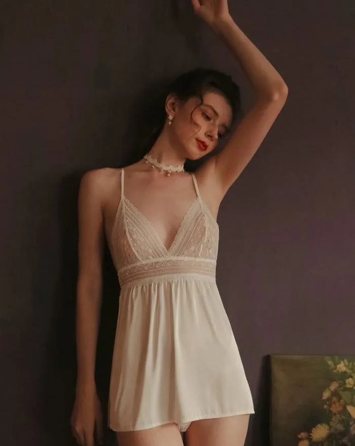Lace Loose Sexy White Black Lingerie