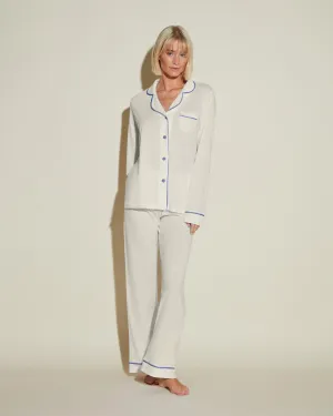 Langrmeliges Top & Boxer Pyjama-Set