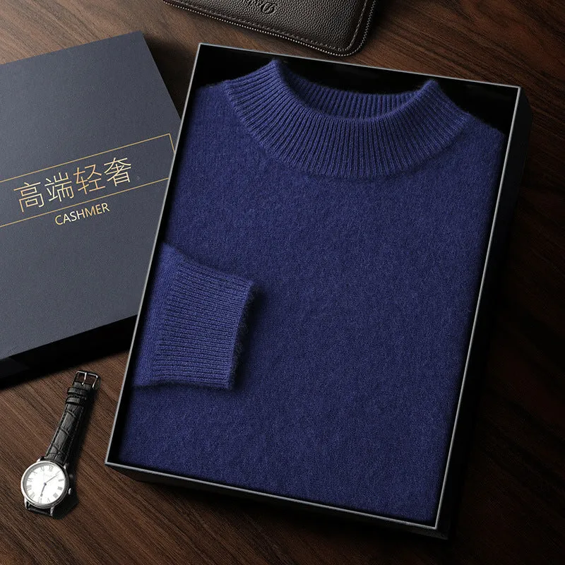 Men's Double-strand Thickened Cashmere Sweater