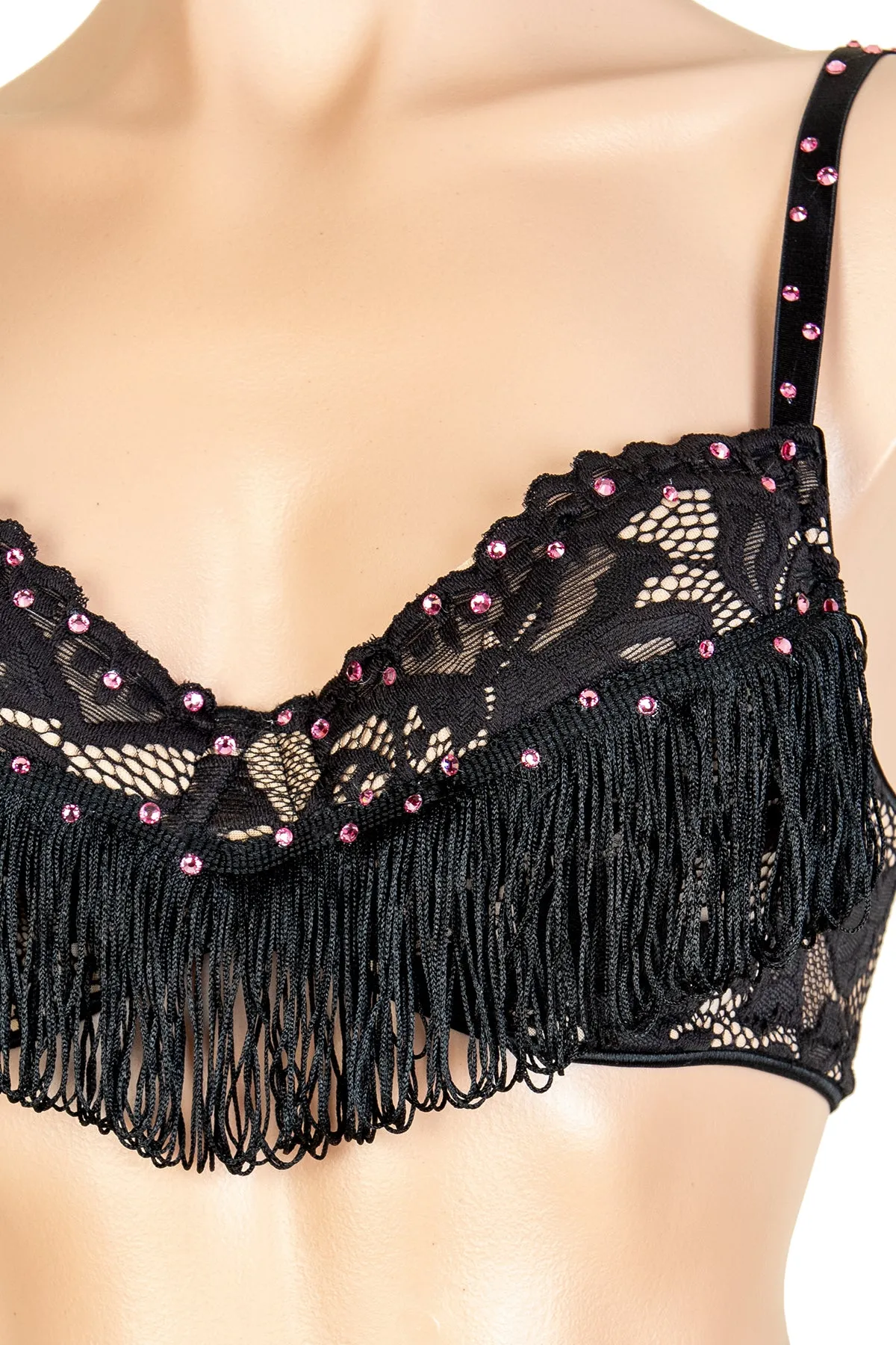 Stretch Lace Flapper Bra