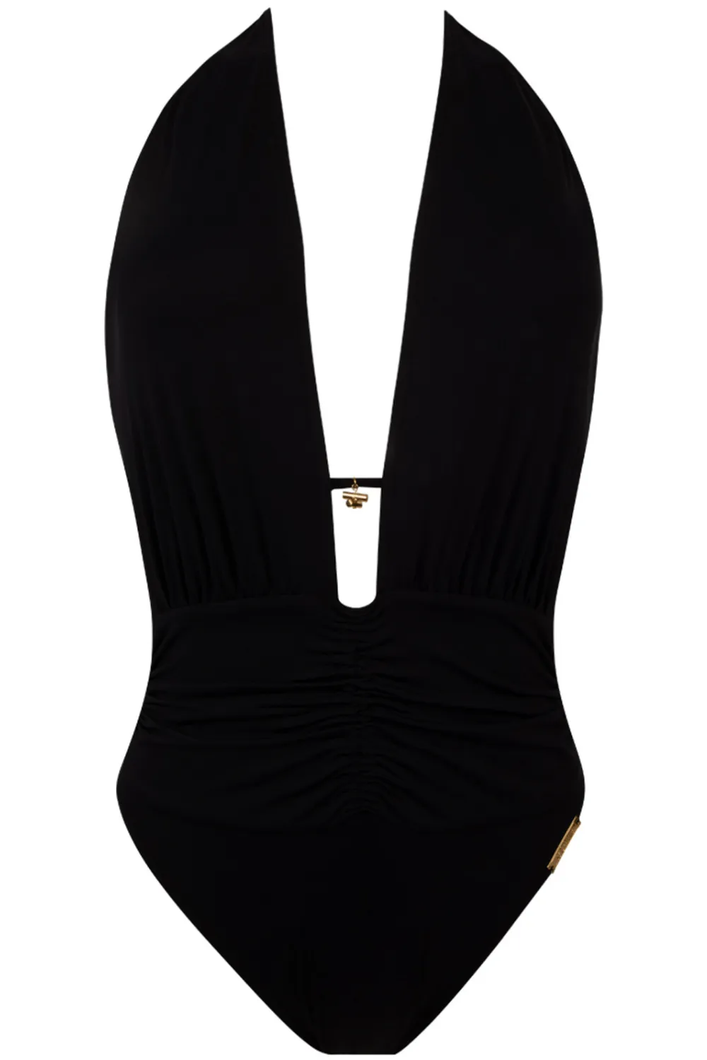 Sublime Drap Halter Swimsuit. Size L (UK 14)