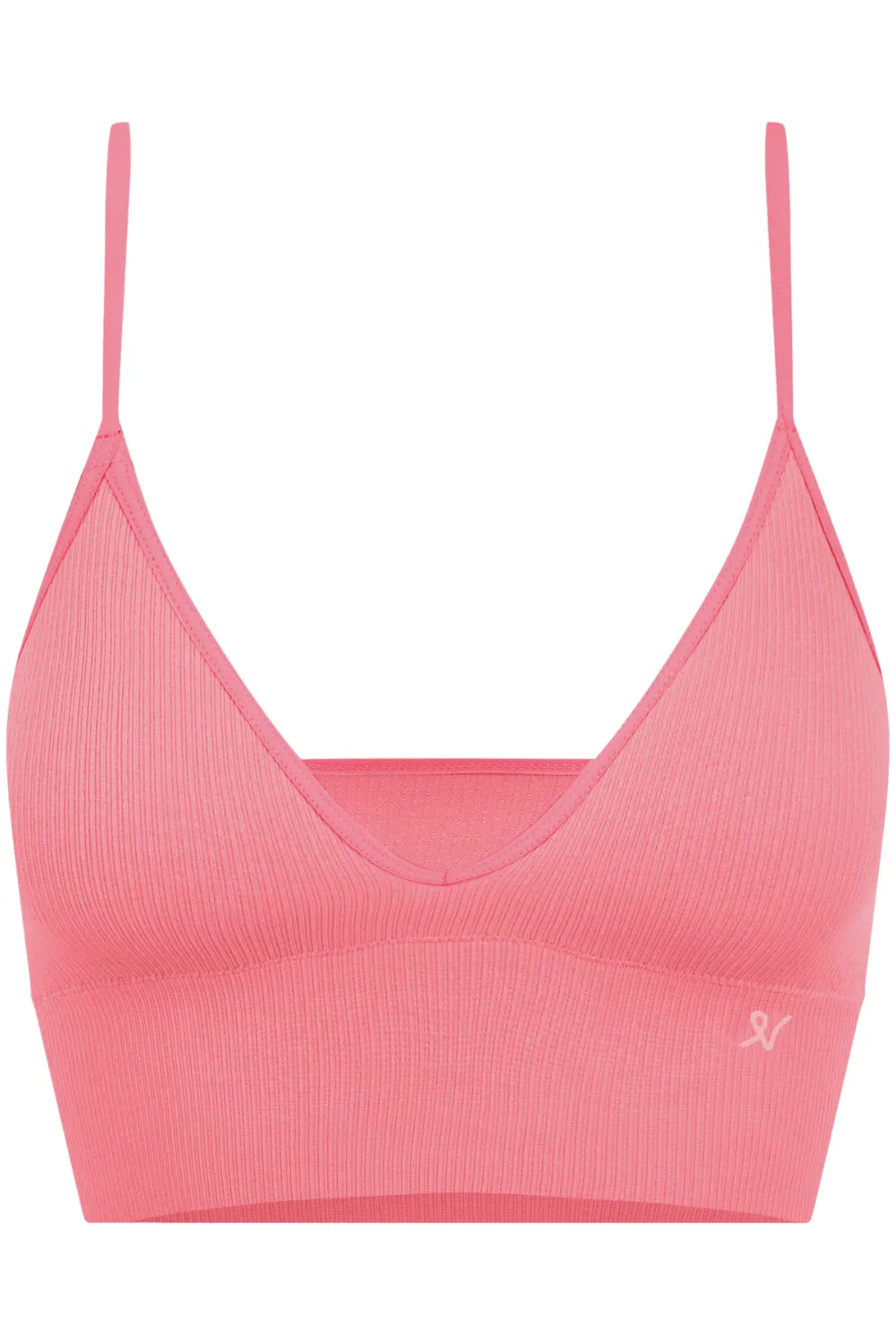 Tencel Seamless Bralette in Rose Pink. Size XS (UK 6-8)